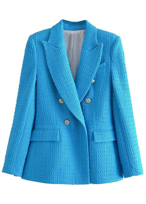 Tweed Sea Blue Blazer